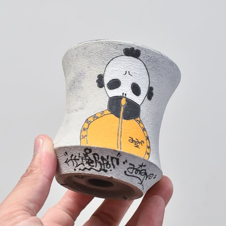 ハイパーポットクリエイター  "阿萬"【Jersey skull Pot 】RFAM23065