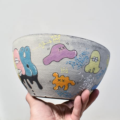 ハイパーポットクリエイター  "阿萬"【Monster Graffiti Pot 】大鉢 RFAM23088