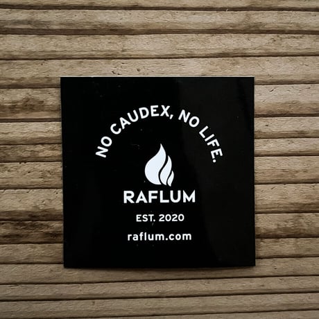 【送料無料】RAFLUM ステッカー【Sサイズ各色1枚、Mサイズ1枚、Lサイズ各色1枚、6枚入りセット】 RFST003