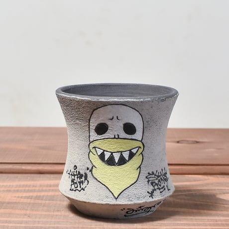 ハイパーポットクリエイター  "阿萬"【Bandana skull Pot 】RFAM23111