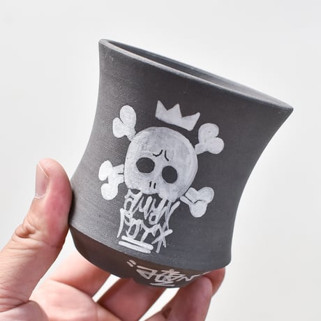 ハイパーポットクリエイター  "阿萬"【Skull pot BLACK】RFAM24018