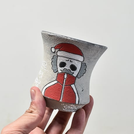 ハイパーポットクリエイター  "阿萬"★クリスマス スペシャルバージョン★【Skull Santa & Reindeer pot ウッドベース付 】RFAM23117