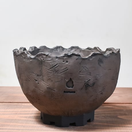 Matasuke Tatsumi（TEATOYA'S GALLERY）【Pirate Skull pot Black】B