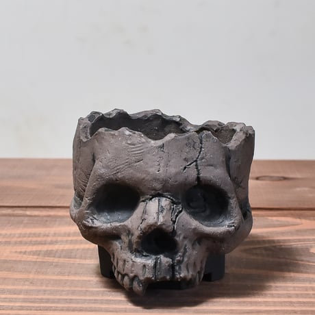 Matasuke Tatsumi（TEATOYA'S GALLERY）【Skull pot Black】B