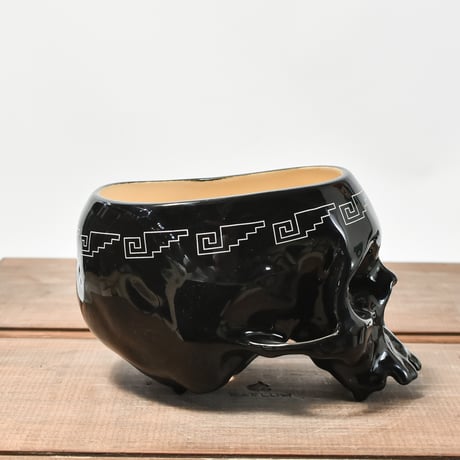 Geoide【skull pot medium BK RAFLUM collaboration】RFGD24007(T)