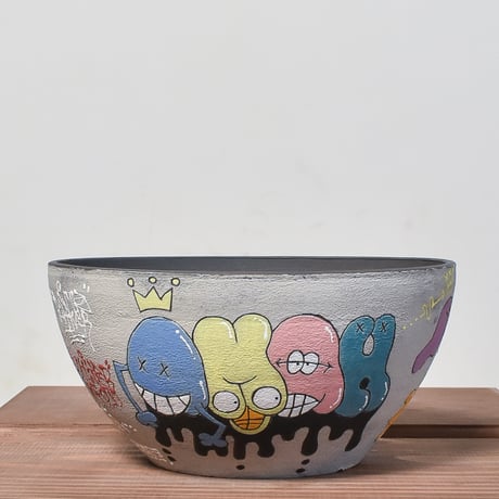 ハイパーポットクリエイター  "阿萬"【Monster Graffiti Pot 】大鉢 RFAM23088
