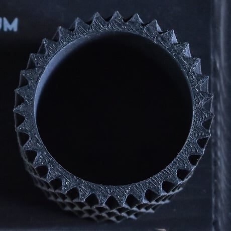 MINIMUM DESIGN / ミニマムデザイン【Set of 3 black planters – Diamant Savane Croix black S】RFMDsaveb001