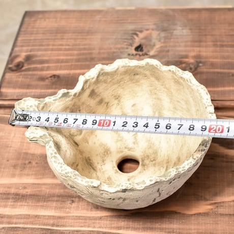Matasuke Tatsumi（TEATOYA'S GALLERY）【Skull half face pot WHITE大】RFMT24012