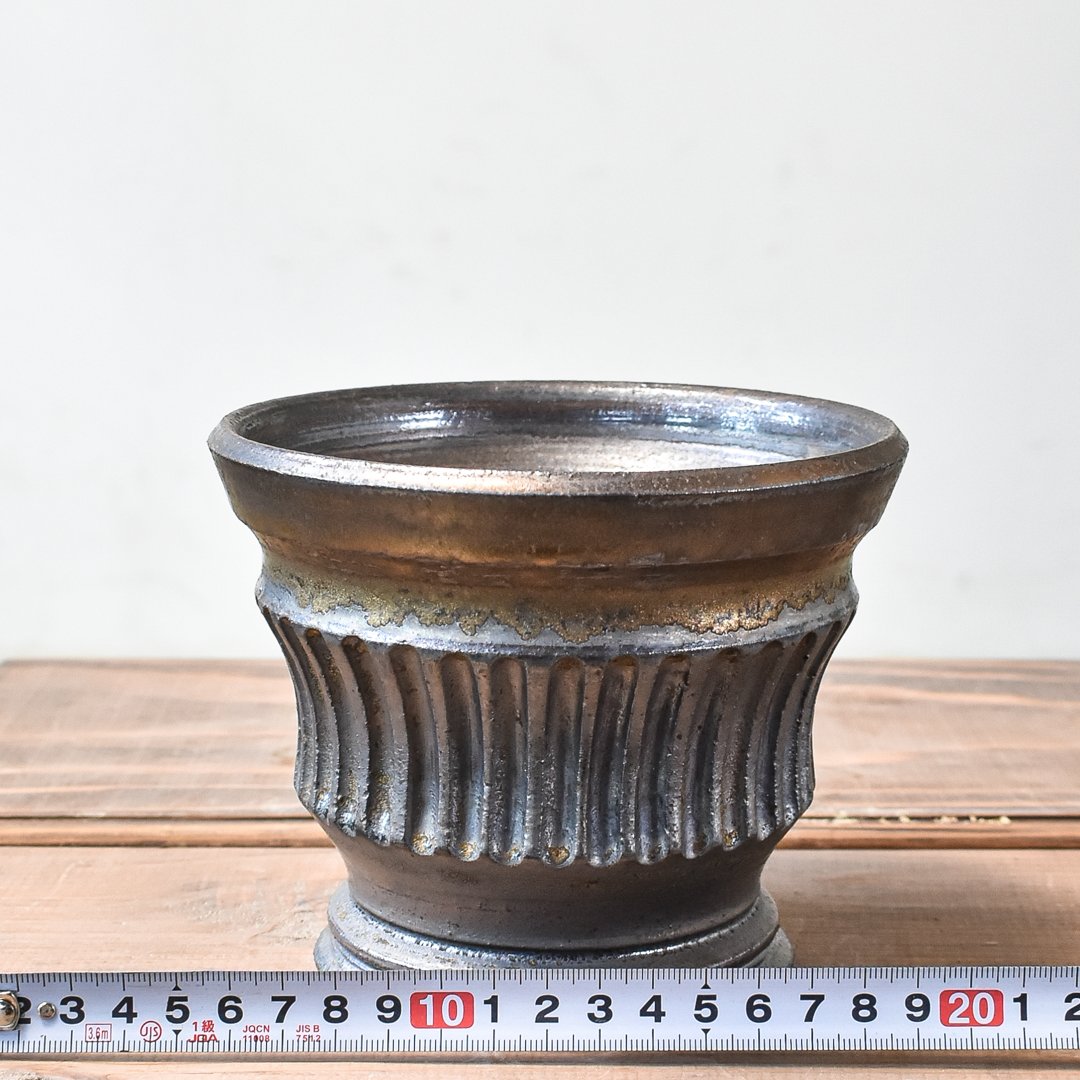 植木鉢　xiao.pottery / 蕭窯生活工作室　ブラウン 植木鉢 xiao.pottery / 蕭窯生活工作室 ブラウン 【公式通販】