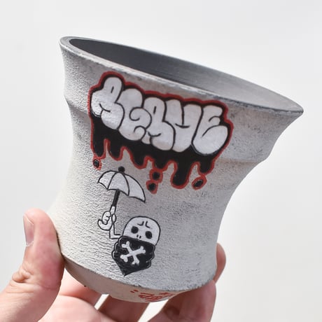 ハイパーポットクリエイター  "阿萬" 中鉢【Rain pot】RFAM24014C