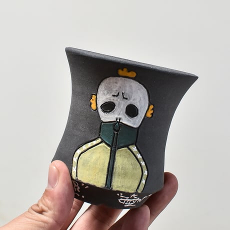 ハイパーポットクリエイター  "阿萬"【Jersey skull Pot 】RFAM23079