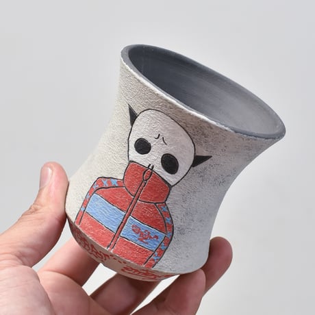 ハイパーポットクリエイター  "阿萬"【Jersey skull Pot 】RFAM23062