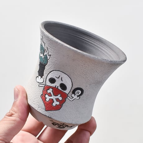 ハイパーポットクリエイター  "阿萬"【Bandanna Skull pot】RFAM24023