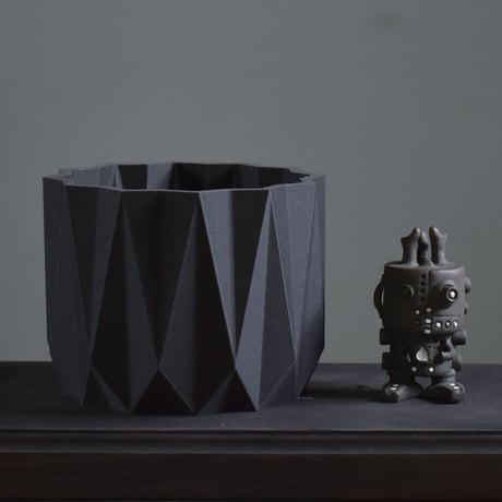 MINIMUM DESIGN / ミニマムデザイン【ORIGAMI Indoor Planter black L】RFMDorib003