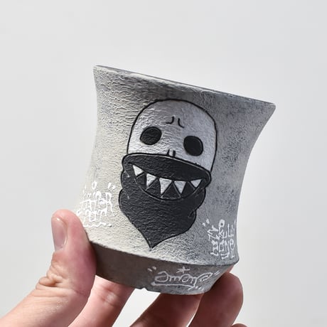 ハイパーポットクリエイター  "阿萬"【Bandana skull Pot 】RFAM23110