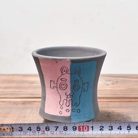 ハイパーポットクリエイター  "阿萬"【Floppy ear Rabbit pot 】RFAM24021B