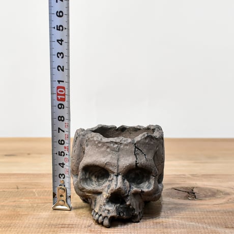 Matasuke Tatsumi（TEATOYA'S GALLERY）【Skull pot BLACK 】RFMT25030058/RFMT25030059