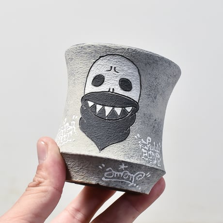 ハイパーポットクリエイター  "阿萬"【Bandana skull Pot 】RFAM23110