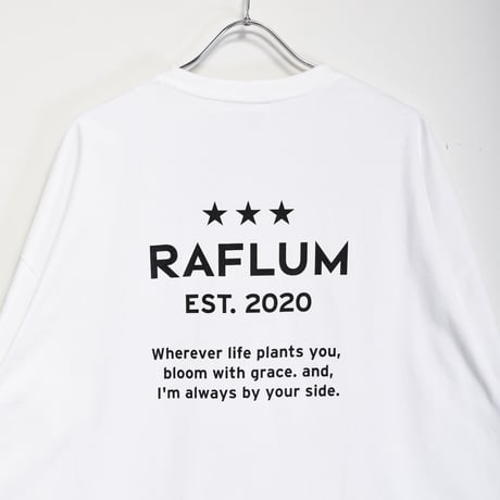 【RAFLUM "3" STAR LS TEE 】WHT(T) RFTS2205
