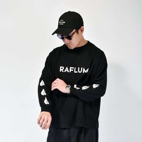 【RAFLUM "3" STAR LS TEE】BLK(T) RFTS2204