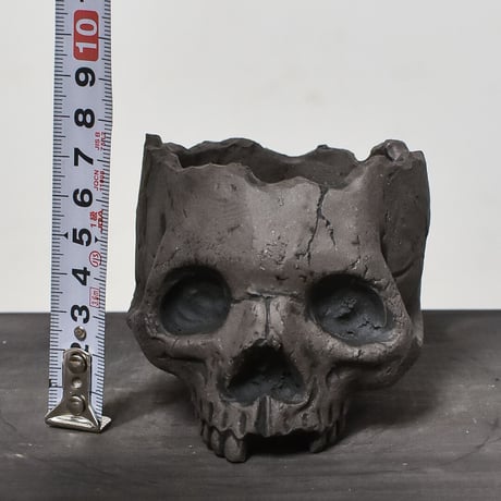 Matasuke Tatsumi（TEATOYA'S GALLERY）【Skull pot Black】type C