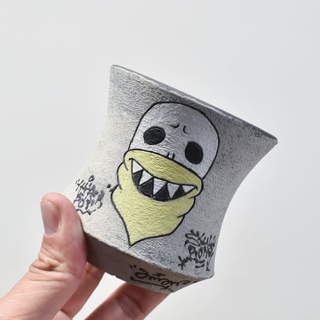 ハイパーポットクリエイター  "阿萬"【Bandana skull Pot 】RFAM23111