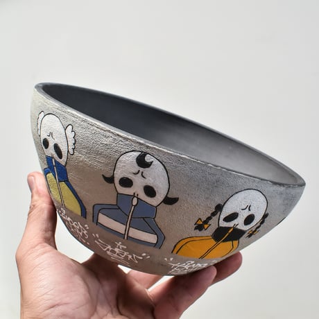 ハイパーポットクリエイター  "阿萬"【Jersey skull All Stars Pot 】大鉢 RFAM23089