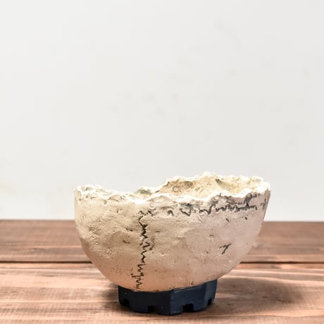 Matasuke Tatsumi（TEATOYA'S GALLERY）【Skull half face pot WHITE】RFMT24007(T)