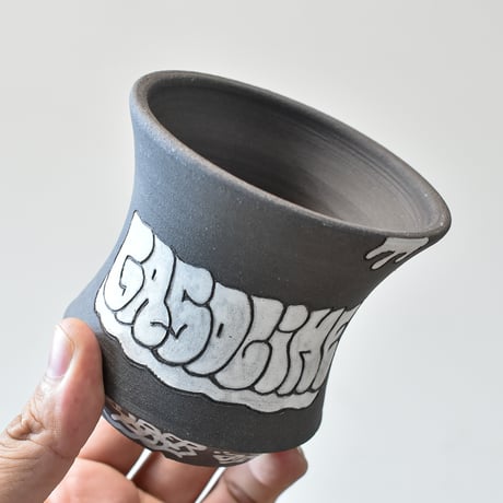 ハイパーポットクリエイター  "阿萬"【Graffiti pot  BLACK】RFAM24028 B