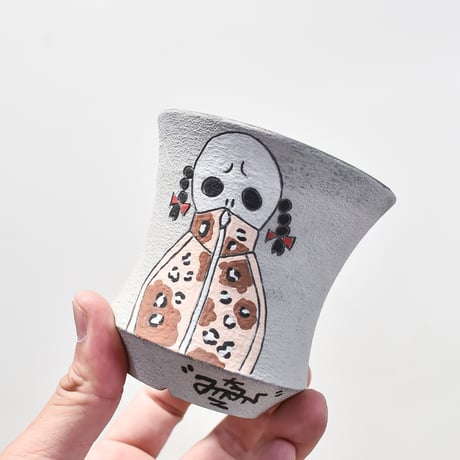 ハイパーポットクリエイター  "阿萬"【Skull pot】RFAM24008B