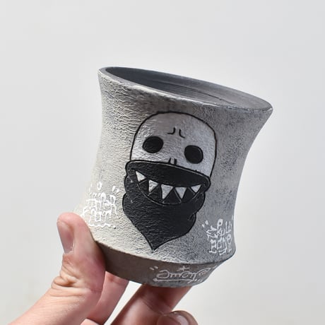 ハイパーポットクリエイター  "阿萬"【Bandana skull Pot 】RFAM23110