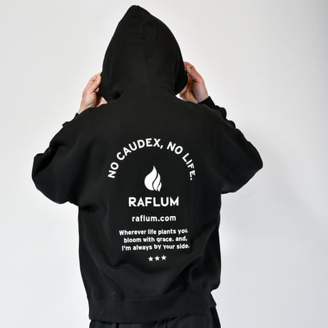 【RAFLUM  NO CAUDEX NO LIFE HOODIE】RFSW23001