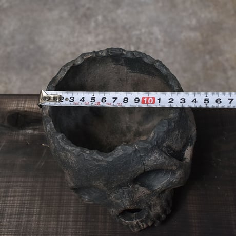 Matasuke Tatsumi（TEATOYA'S GALLERY）【Diagonal Skull pot Black】type A