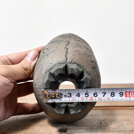 Matasuke Tatsumi（TEATOYA'S GALLERY）【Skull supine pot Black】A