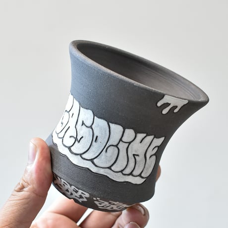 ハイパーポットクリエイター  "阿萬"【Graffiti pot  BLACK】RFAM24028 B