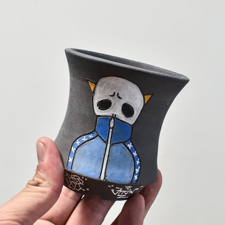 ハイパーポットクリエイター  "阿萬"【Jersey skull Pot 】RFAM23075