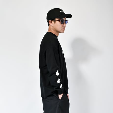 【RAFLUM "3" STAR LS TEE】BLK(T) RFTS2204