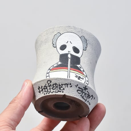 ハイパーポットクリエイター  "阿萬"【Jersey skull Pot 】RFAM23063