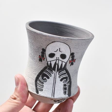 ハイパーポットクリエイター  "阿萬"【Skull pot】RFAM24008