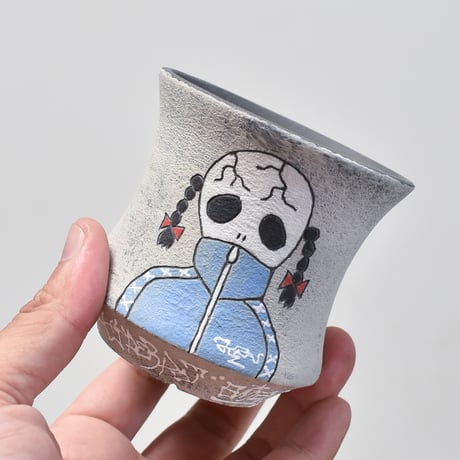 ハイパーポットクリエイター  "阿萬"【Jersey skull Pot 】RFAM23061
