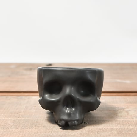 Geoide【skull pot mini MAT BK】RFGD24002(T)
