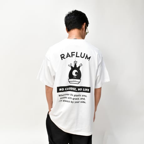 RAFLUM Tee on NEWTRAL Blank 【Gracilius Monster】 WHT(T) RF25011147 / RF25011148