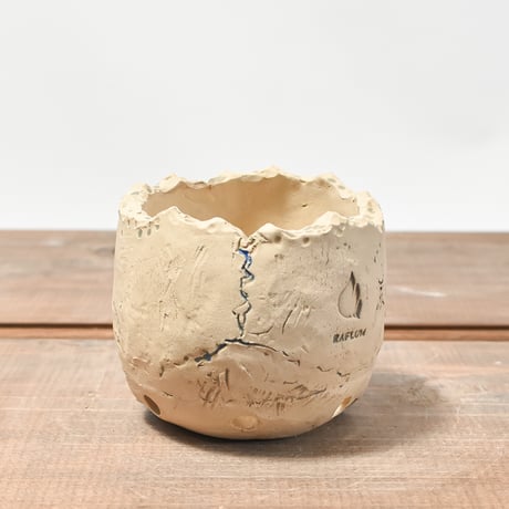 Matasuke Tatsumi（TEATOYA'S GALLERY）【Skull pot WHITE 】RFMT2409009