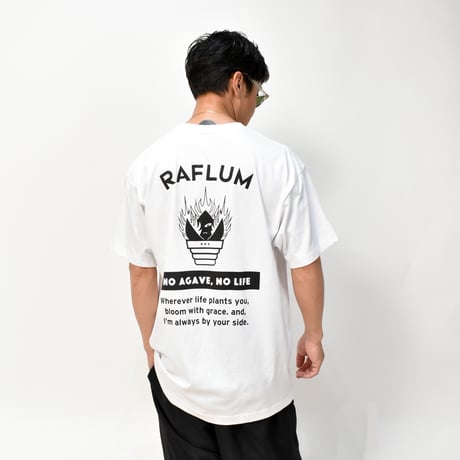 RAFLUM Tee on NEWTRAL Blank 【Agave Monster】 WHT(T) RF25011151 / RF25011152