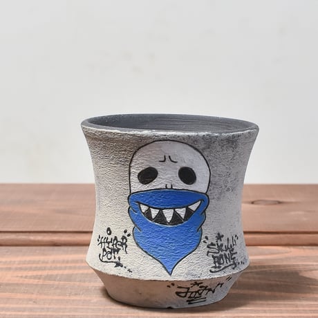 ハイパーポットクリエイター  "阿萬"【Bandana skull Pot 】RFAM23108