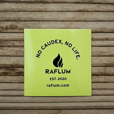 【送料無料】RAFLUM ステッカー【Sサイズ各色1枚、Mサイズ1枚、Lサイズ各色1枚、6枚入りセット】 RFST003