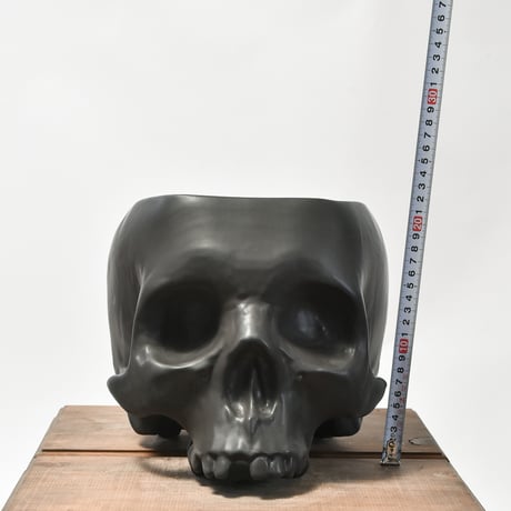 Geoide【skull pot giant MAT BK】RFGD24006(T)