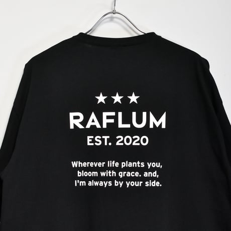 【RAFLUM "3" STAR TEE】BLK(T) RFTS22001