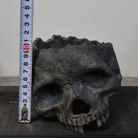 Matasuke Tatsumi（TEATOYA'S GALLERY）【Diagonal Skull pot Black】type B