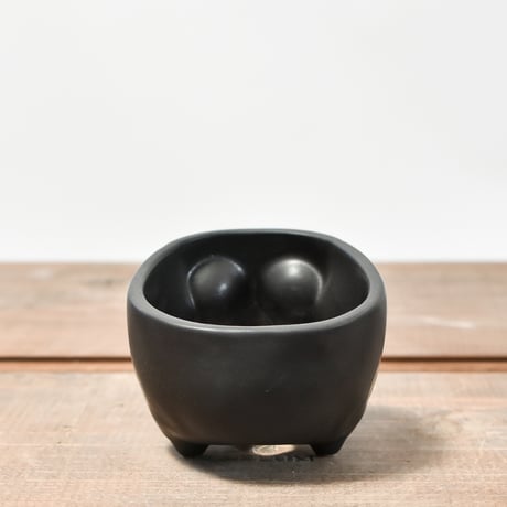 Geoide【skull pot mini MAT BK】RFGD24002(T)